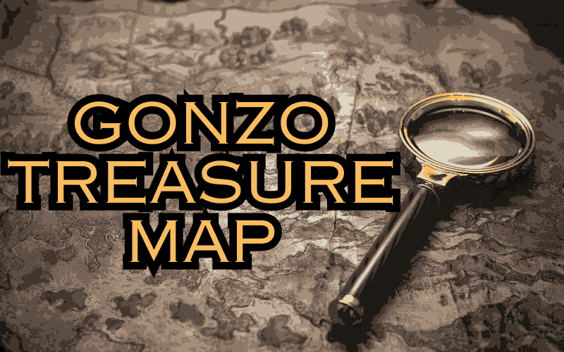 gonzo treasure map